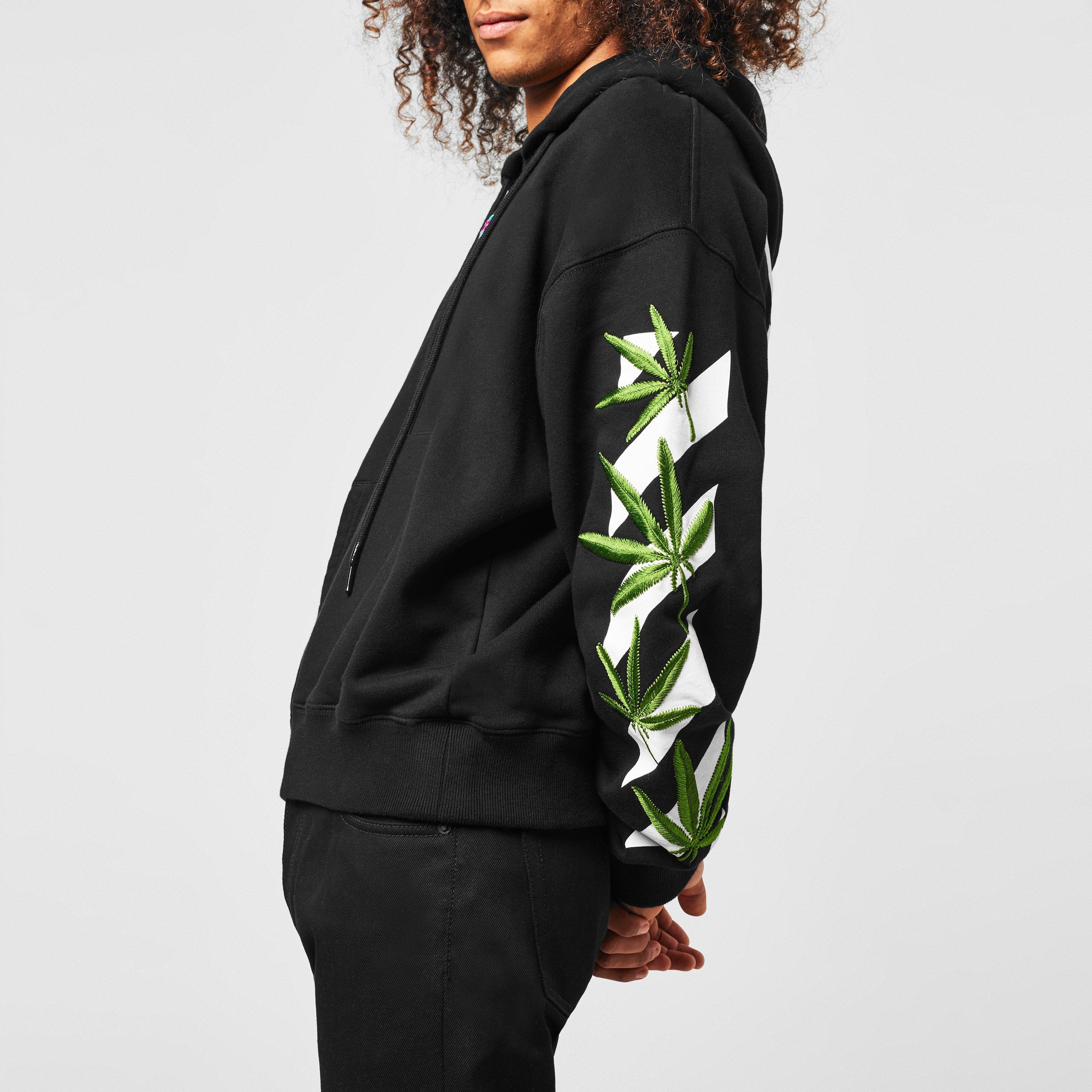 Off White Weed Arrows Oth Hoodie