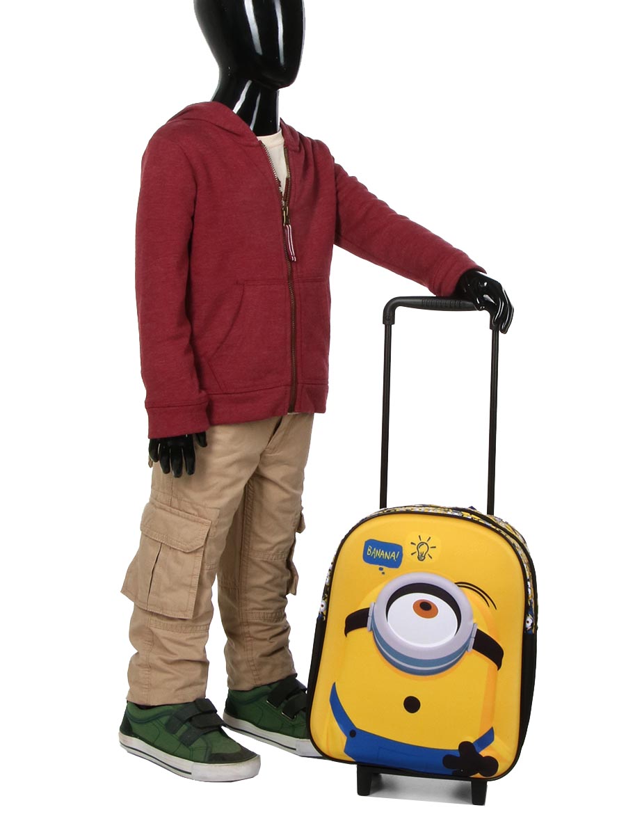 Sac À dos À roulettes Les Minions Stuart Look Up 3D