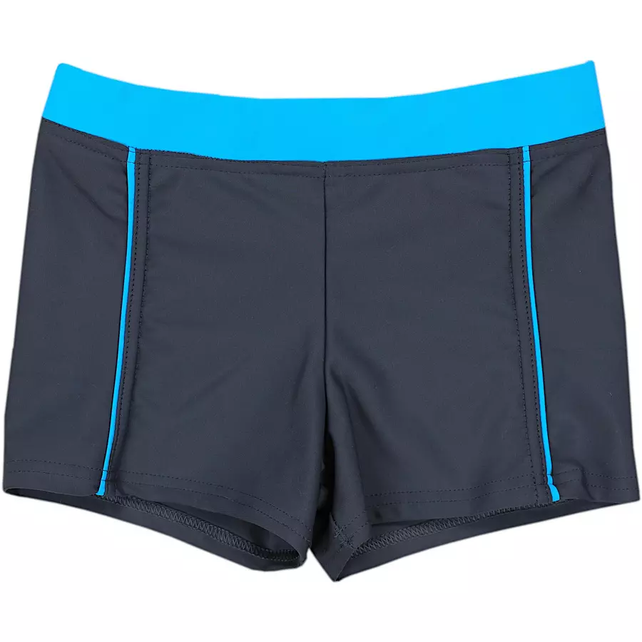 Aquarti Jungen Kinder Badehose Seitliche Paspel blau