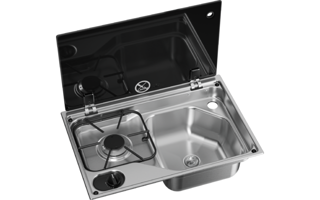 Dometic Koch-Spüle-Kombination CVC1525G mit Glasabdeckung