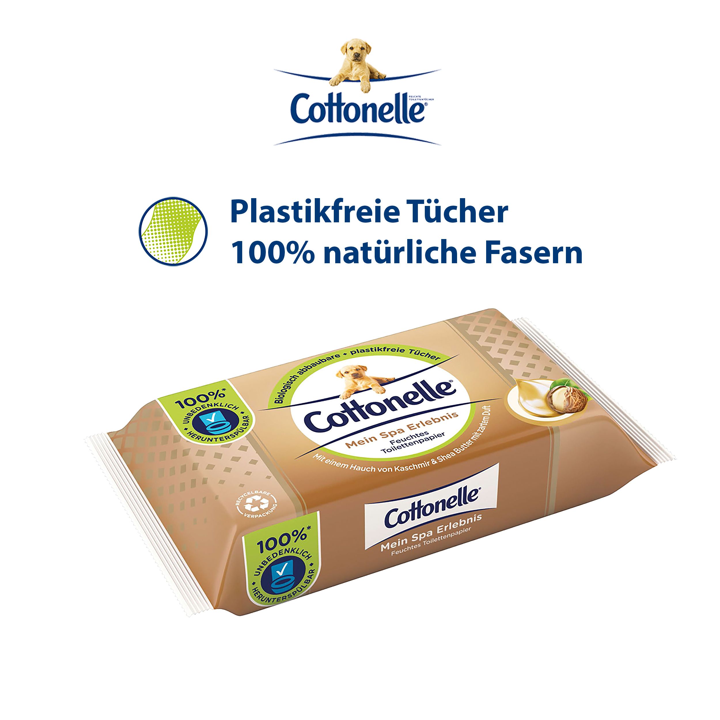 Cottonelle Feuchtes Toilettenpapier Mein Spa Kaschmir & Shea Butter