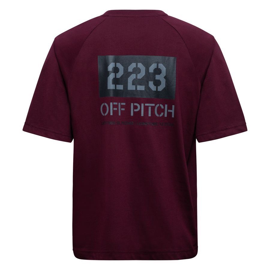 HALO T-Shirt Boxy HALO x DBU - Bordeaux