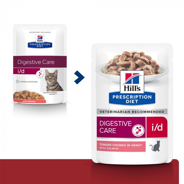 HILL'S Prescription Diet i/d Digestive Care en Sachets - Pâtée pour chat