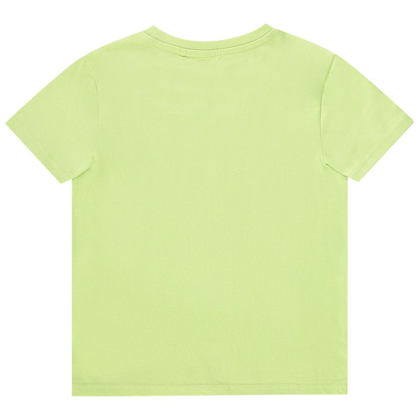 T-shirt manches courtes en jersey avec print fantaisie pour garçon - Vert