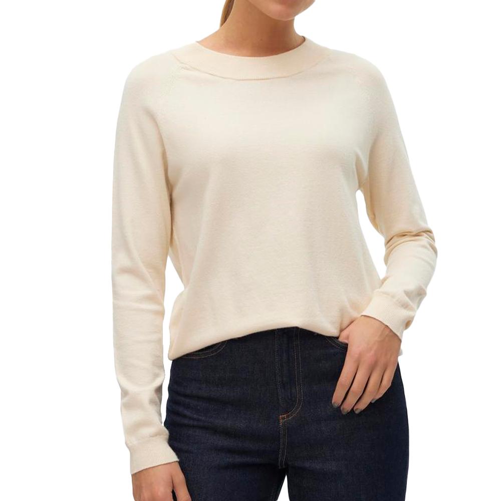 Vero Moda Pull Beige Femme Vero Moda Happiness