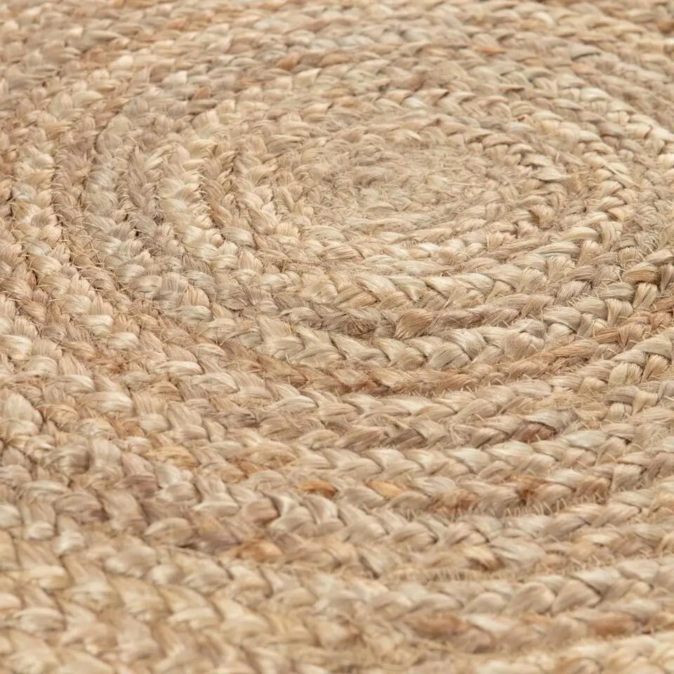 EVA Interior Vloerkleed Jute Rond - Naturel - 240 Ø (L)