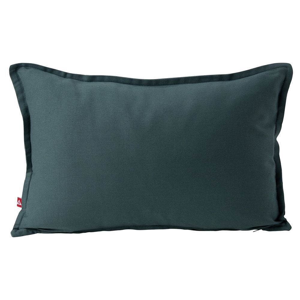 Housse de coussin coton Panama 30x50cm vert