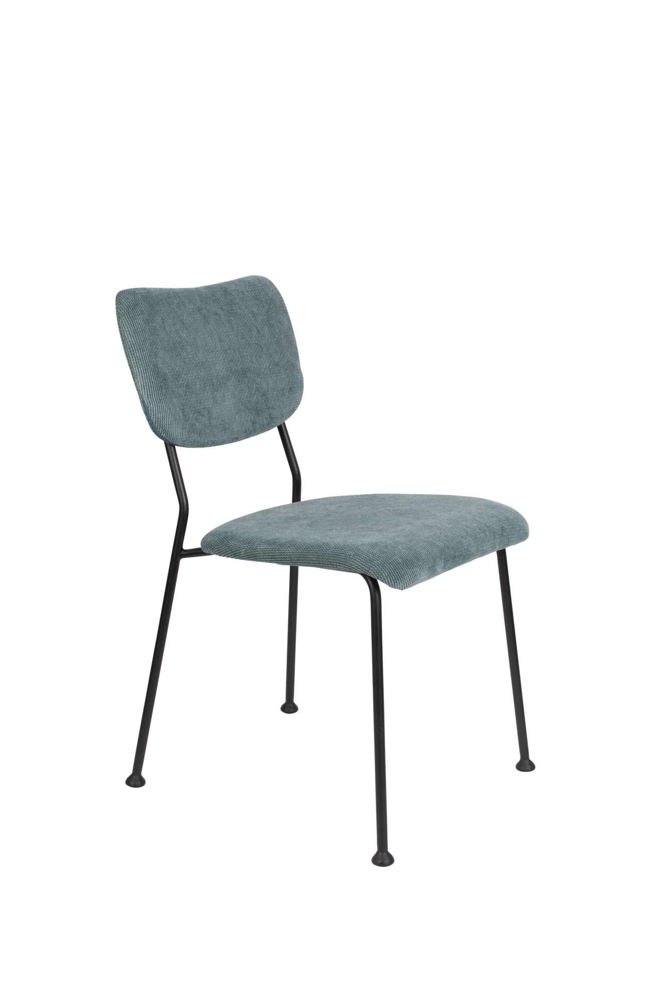 Eetkamerstoel Benson grijs/blauw - set van 2
