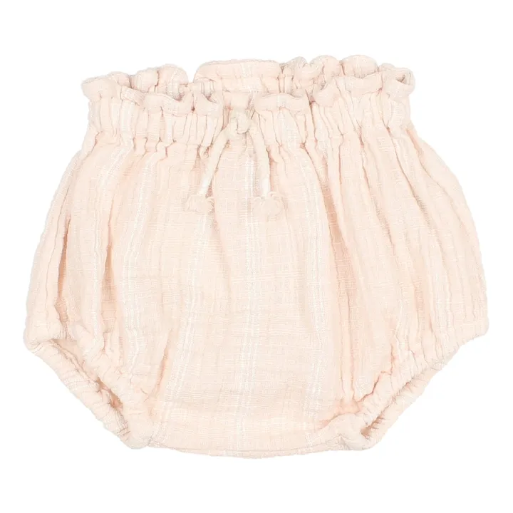 Búho Bloomer Texturé Rayé | Rose pâle