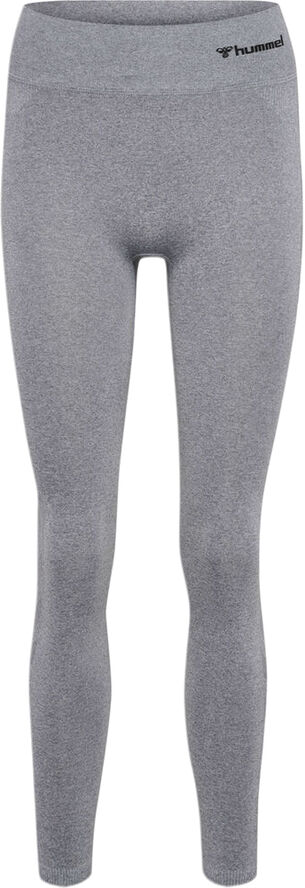 Hummel HMLCI Seamless Mid Waist Scrunch tights Grå