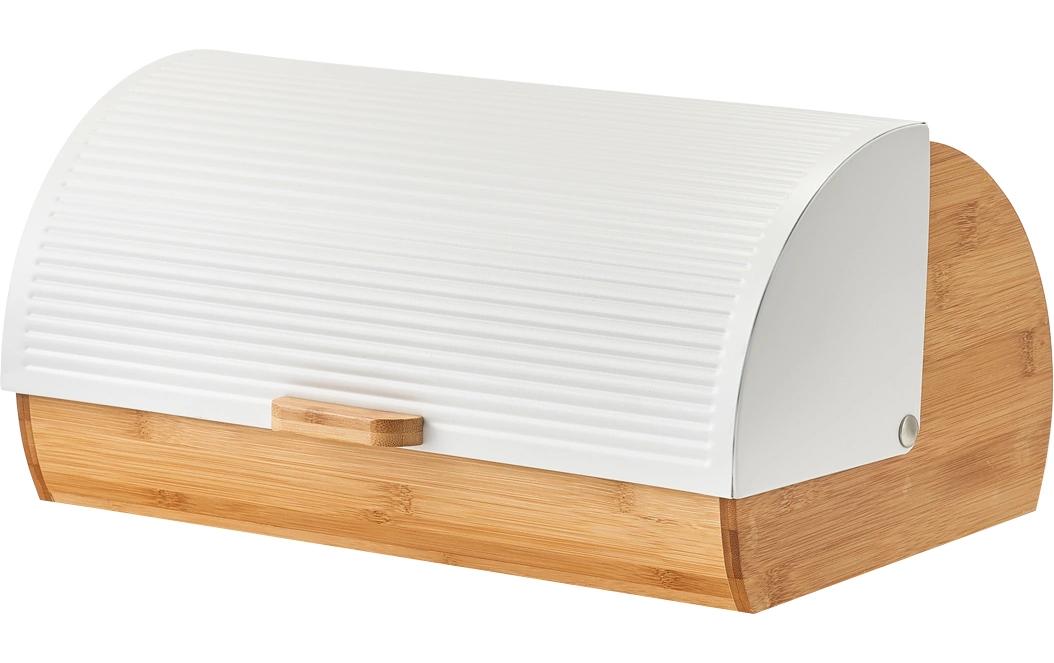 Brotkasten 39 x 27 x 19 cm, WeissRollbrotkasten