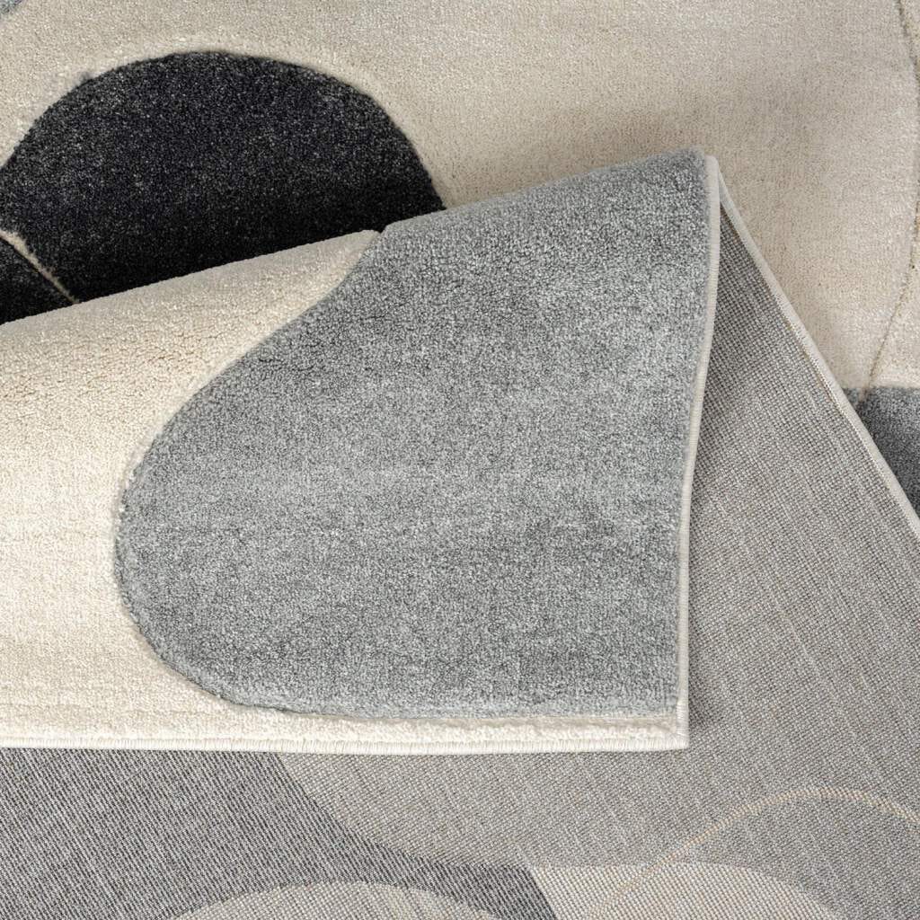 Carpet City Teppich »BONITO 7158« rechteckig 11 mm Höhe Läufer, Flachflor, Hochtief-Muster/ 3D-Effekt, Geo-Muster, Wohnzimmer
