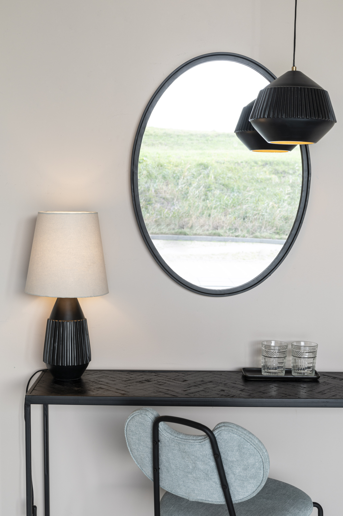 Rein Living tafellamp Aysa Rein Living Aysa Tafellamp Zand