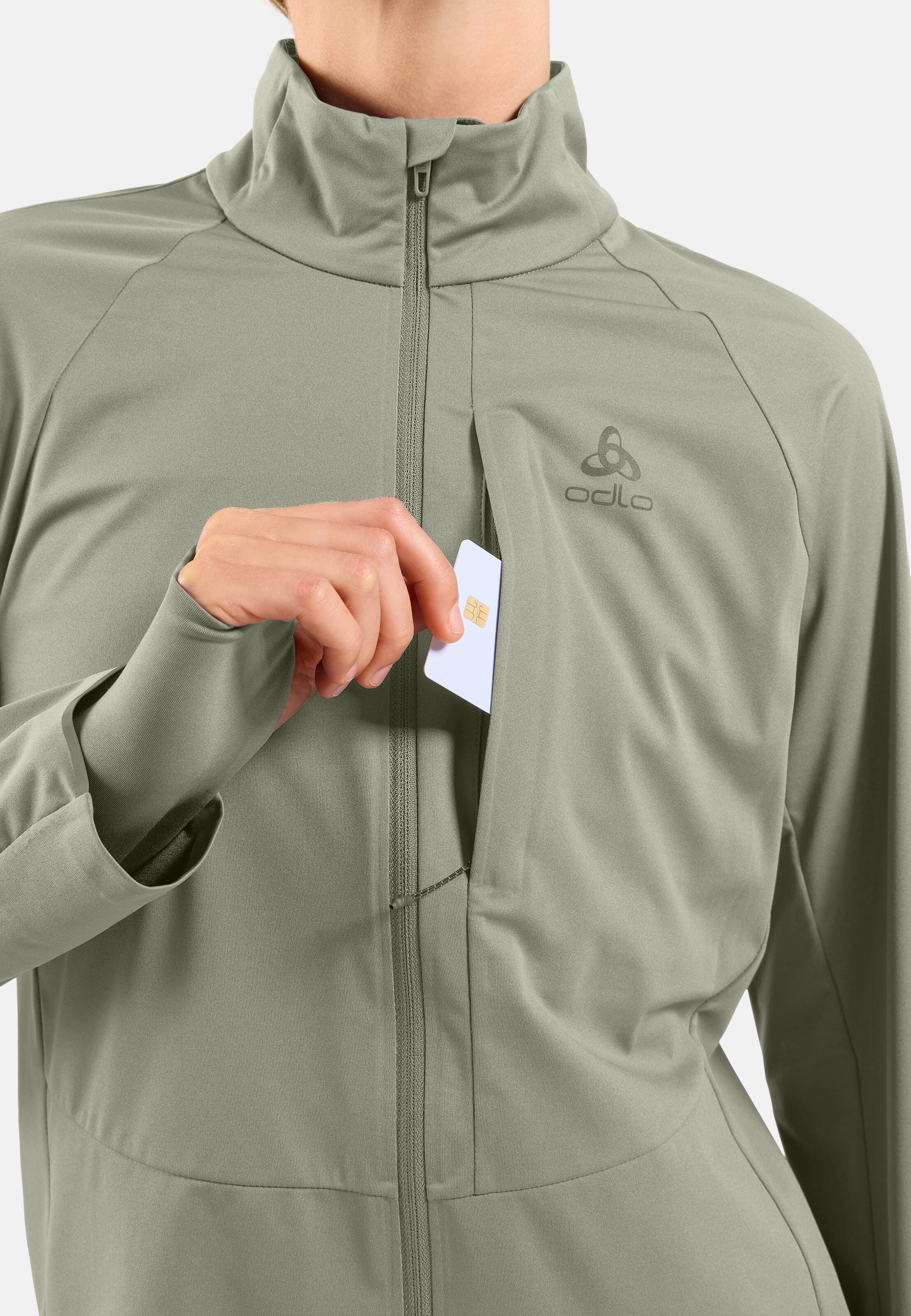 Zeroweight Pro Warm Laufjacke 2.0 in shadow