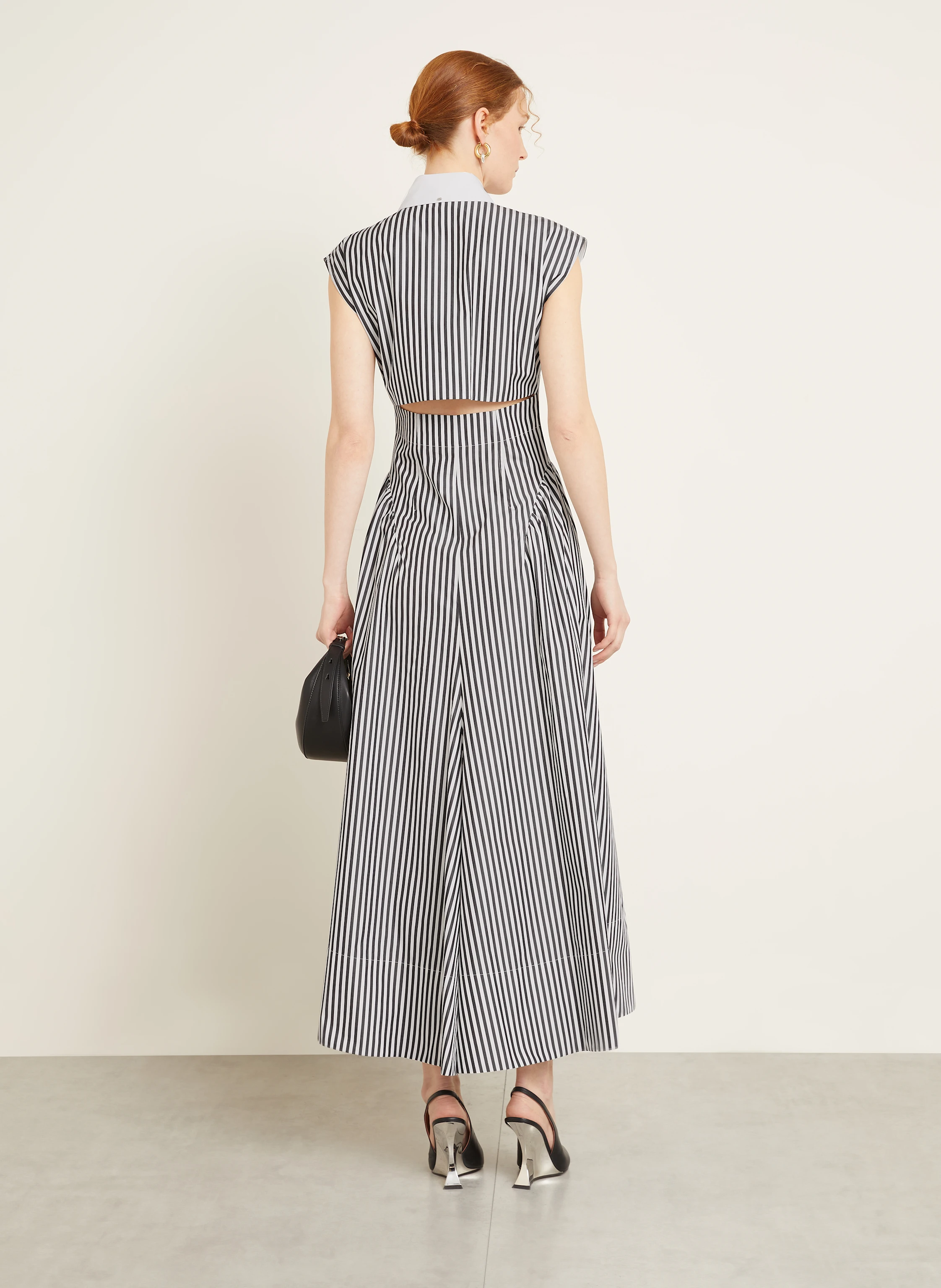 SPORTMAX Hemdblusenkleid LOCUSTA mit Cut-out