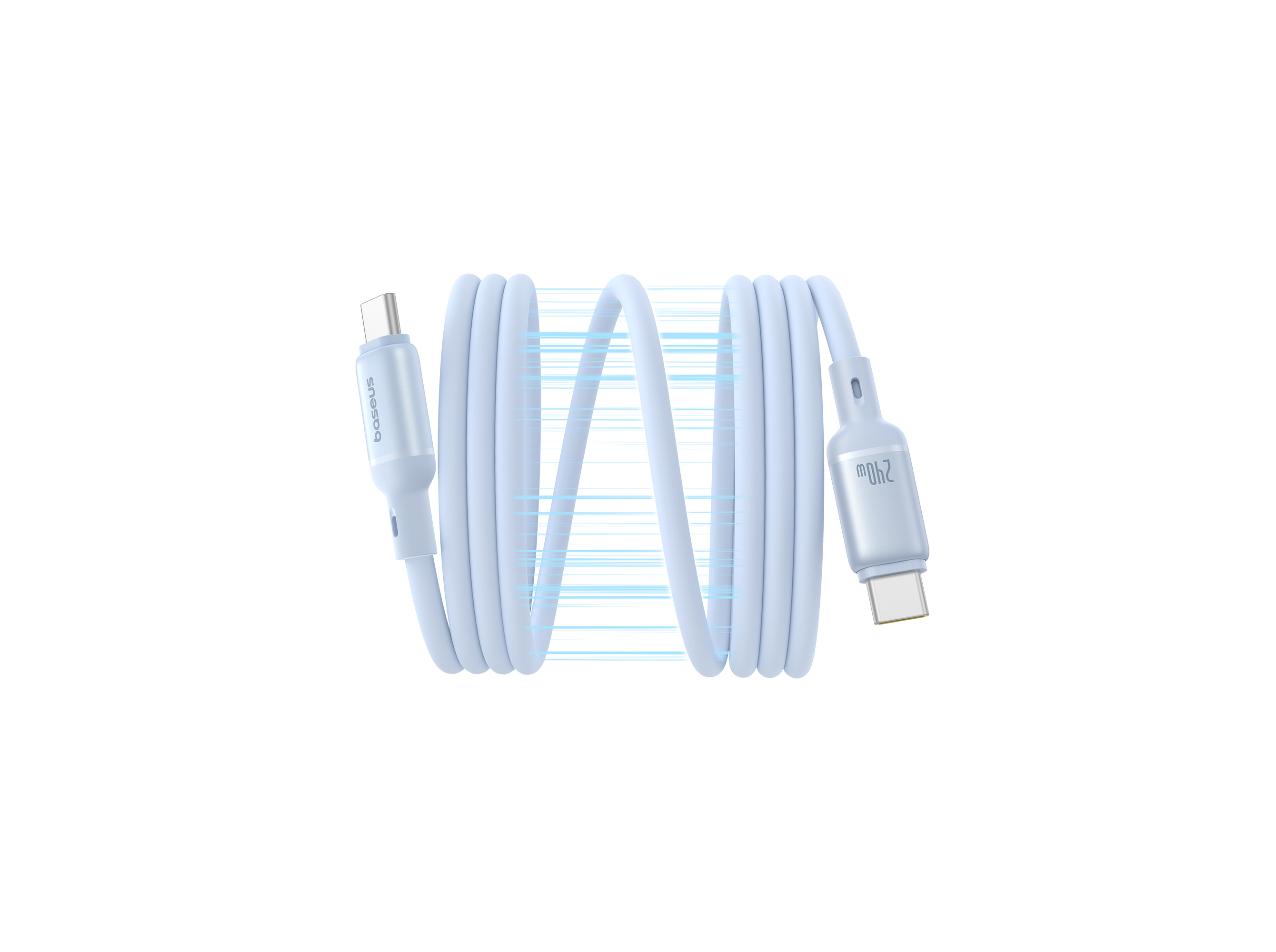 CABO MAGNETICO BASEUS GALAXY BLUE PICOGO USB-C/USB-C