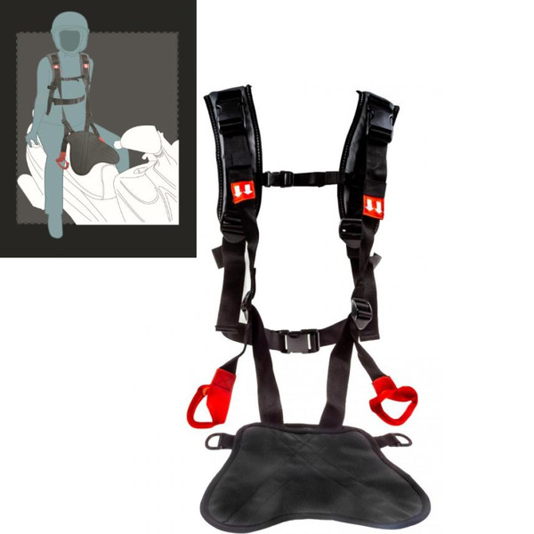 Veector - Harnais de maintien passager Spyder-Belt 2 Noir