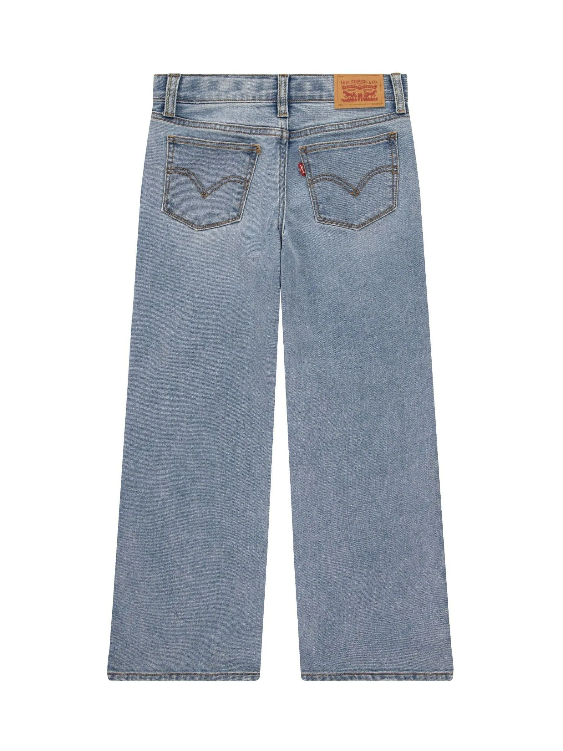 Hemelsblauw - Levi's® - Denim jeans met wijde pijpen