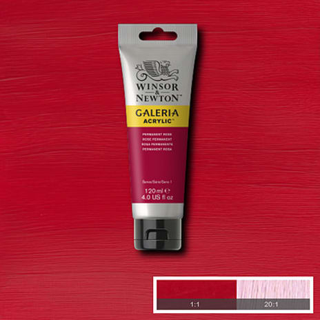 Galeria akrylmaling 120 ml - Permanent Rose