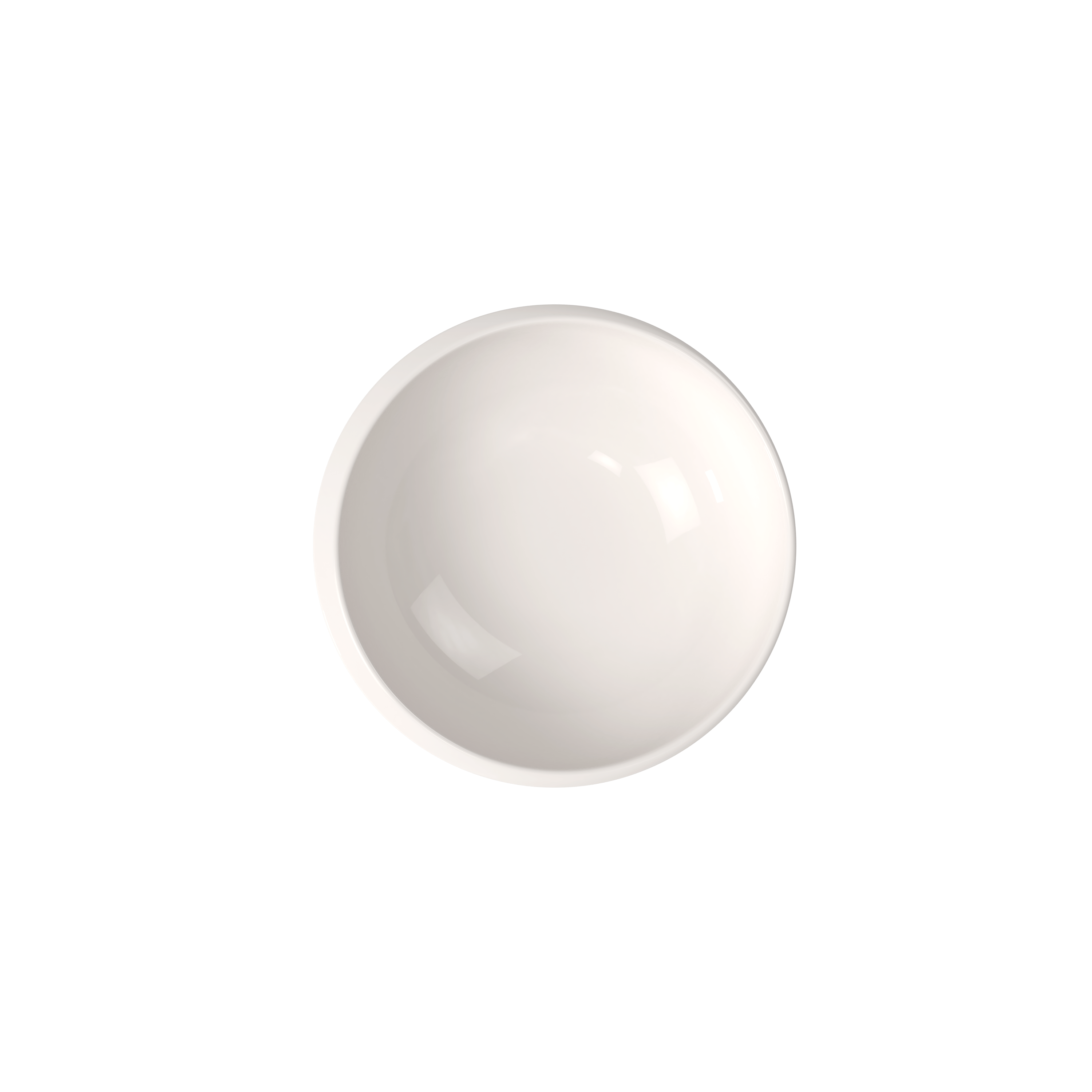 NewMoon Dessert bowl White, 4.8 oz, Premium Porcelain