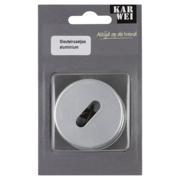 KARWEI sleutel rozet rond aluminium