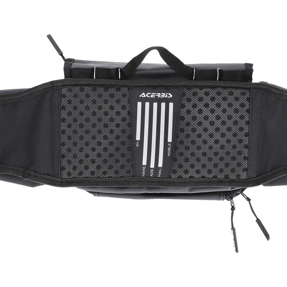 Acerbis - Sacoche banane Dromy Logo Noir / Blanc