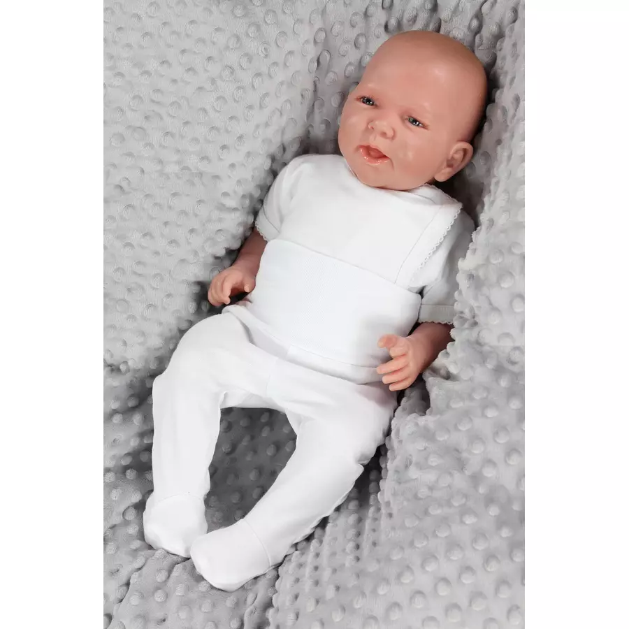TupTam Baby Jungen Strampelhose mit Fuß 3er Pack beige