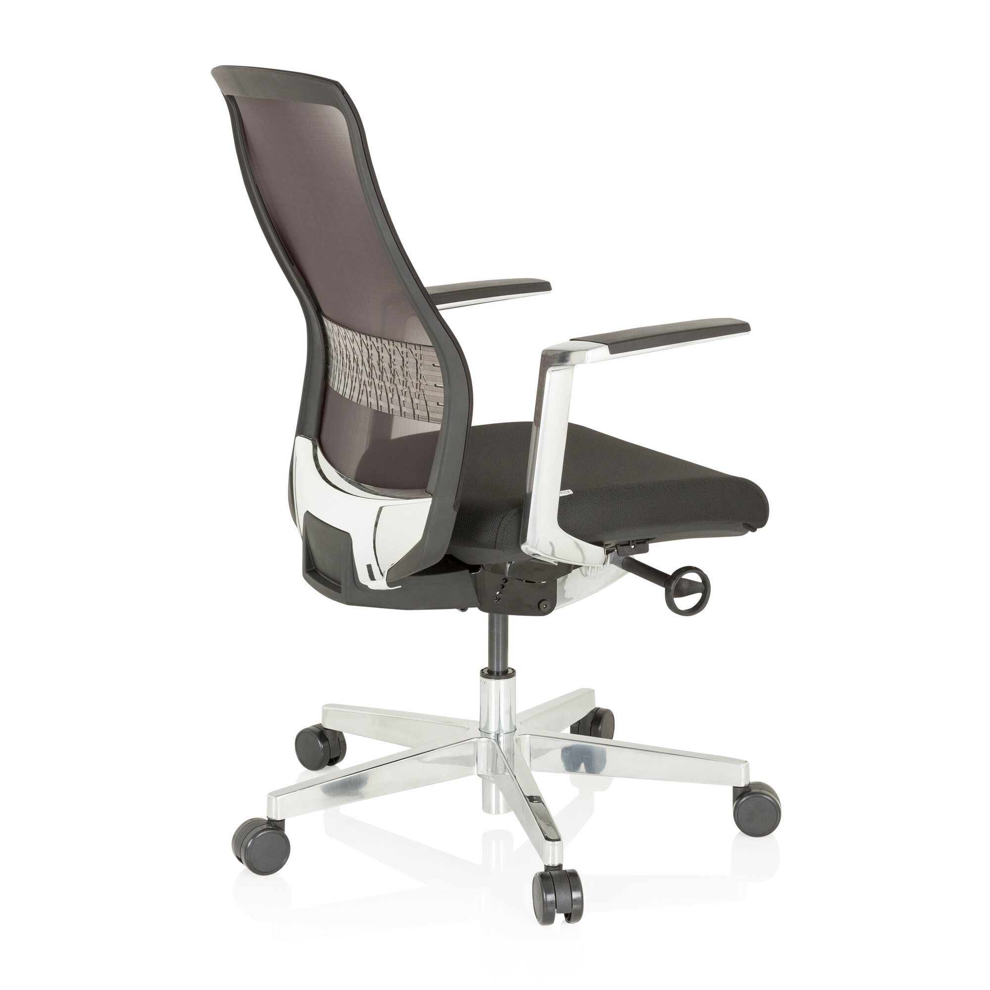 High End Bürostuhl FOUNTAINE PRO Stoff/Netzstoff mit Armlehnen hjh OFFICE