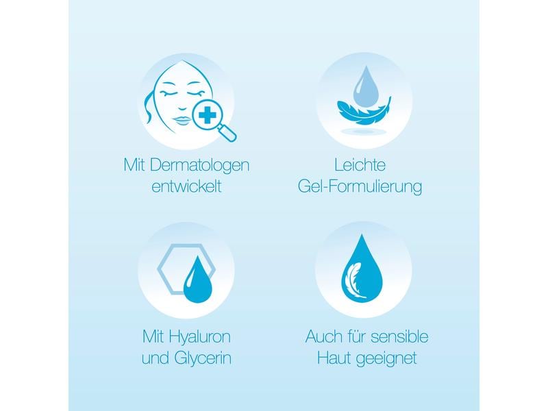 Neutrogena Reinigungsgel Hydro Boost Aqua 200 ml Leichte Gesichtsreinigung mit Hyaluronsäure und BarrierCare-Technologie