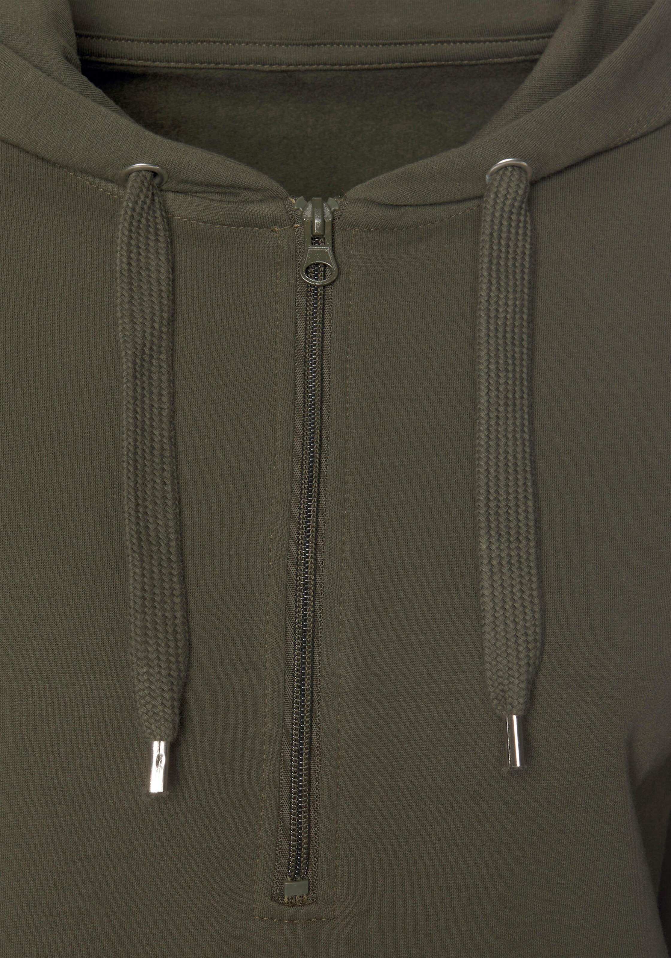 Hoodie in dunkelgrün