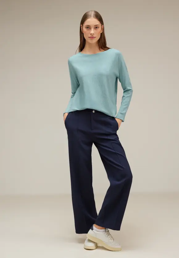 Dolman Pullover - iced mint melange