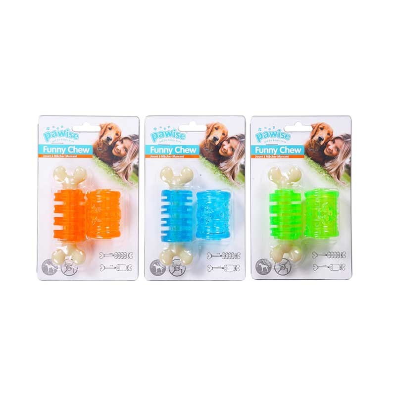 Brinquedo Divertido para Mastigar Pawise - 2 em 1 10,5 cm