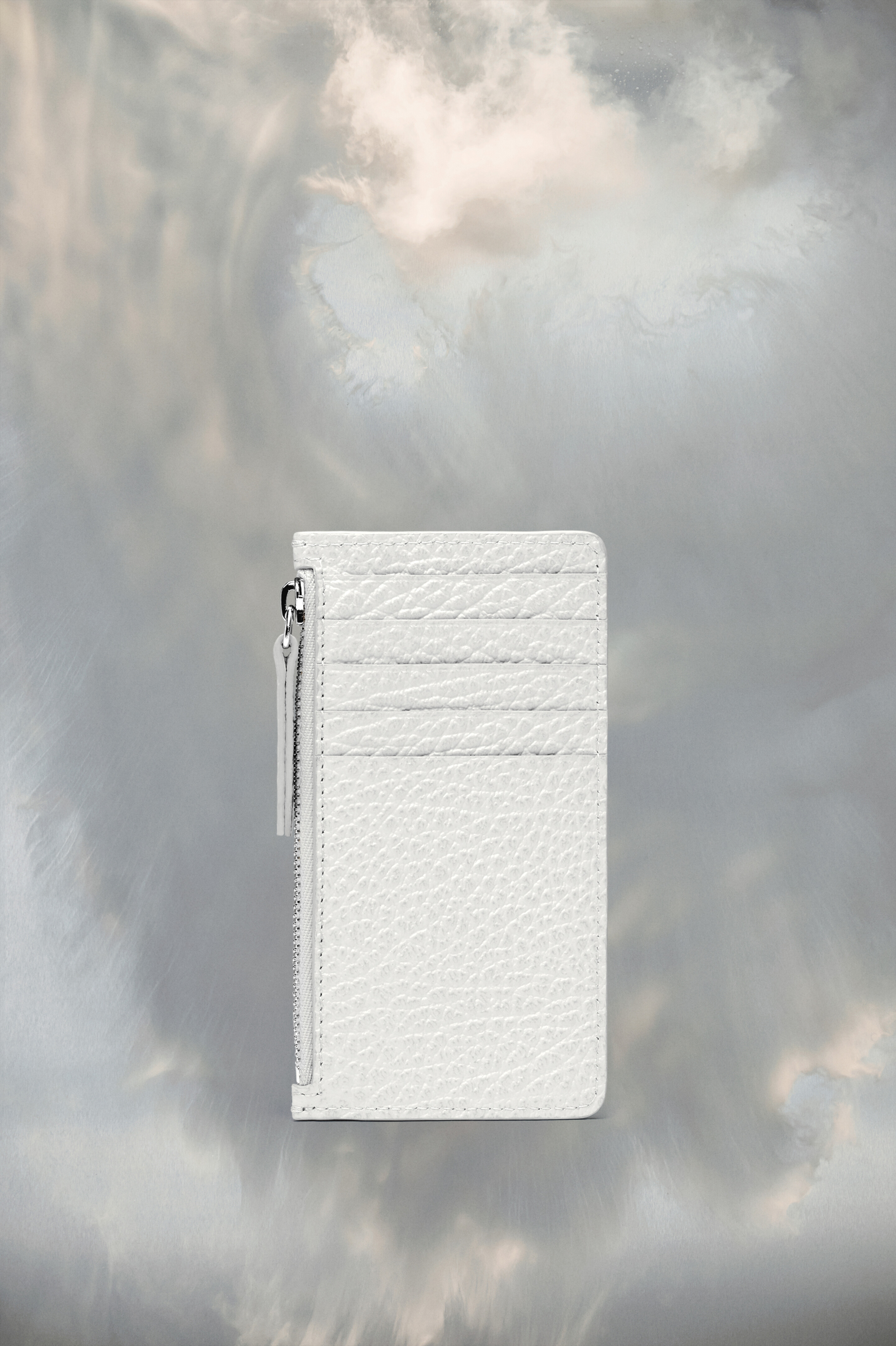 Portefeuille porte-cartes Four stitches Blanc