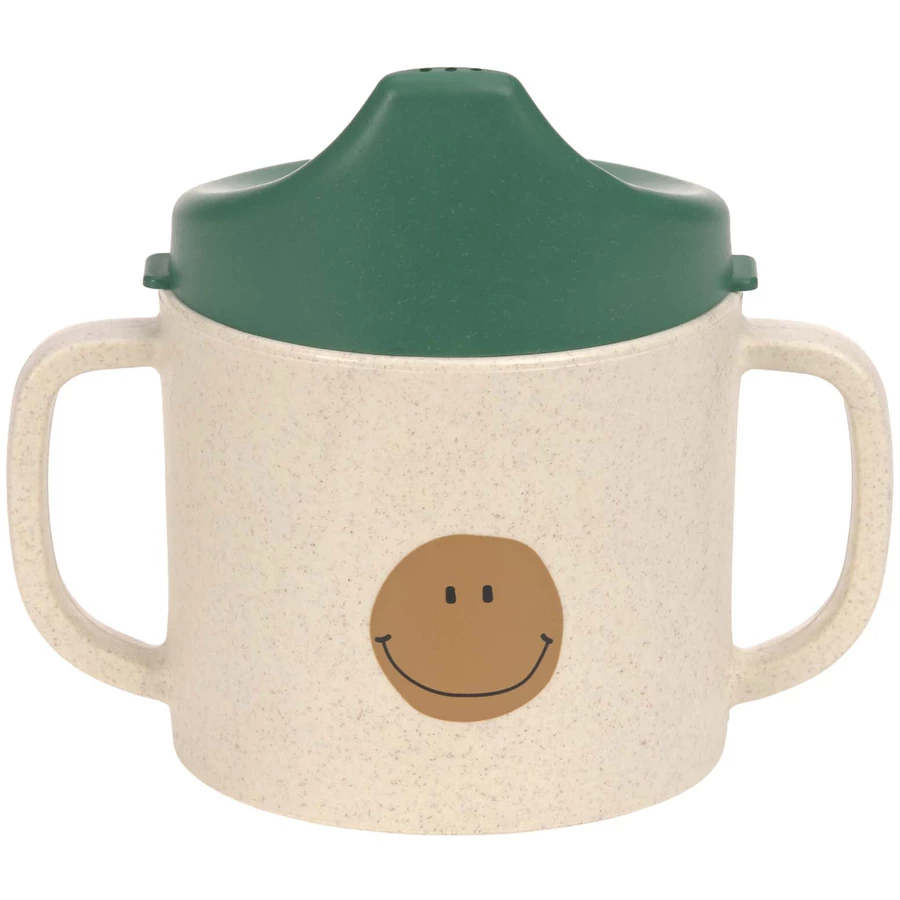 LÄSSIG Trinklernbecher, Happy Rascals Smile green