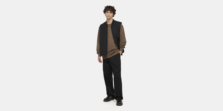 Dickies AITKIN CHEST SWEATSHIRT MUSHROOM/CL Mushroom/cloud