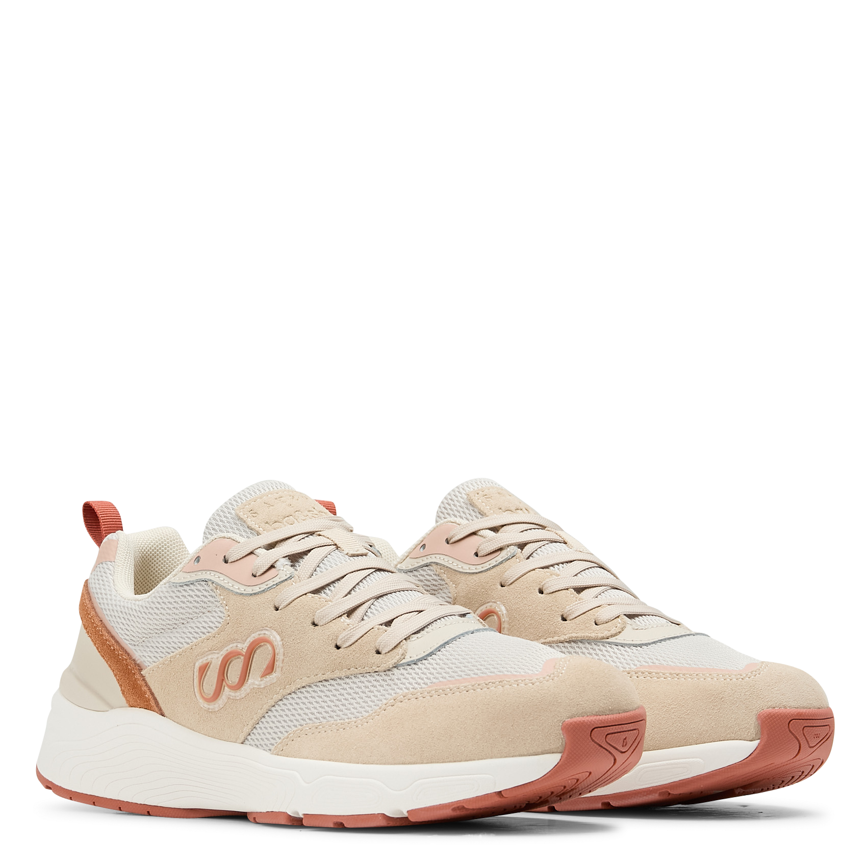 SABA - Baskets basses en cuir x SAYSH | Orange