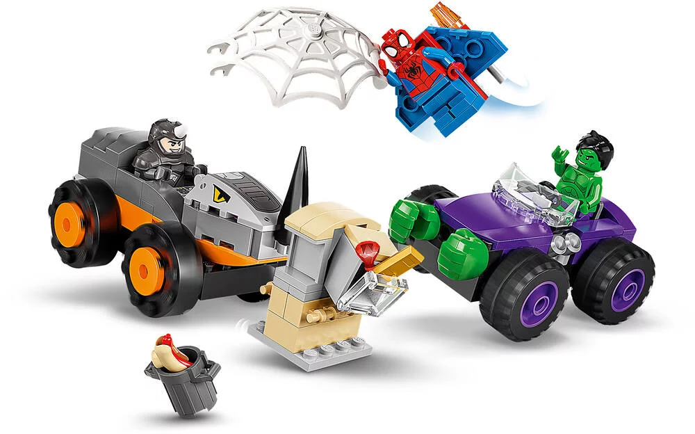 LEGO®DISNEY MARVEL 10782 - LE COMBAT DES CAMIONS HULK CONTRE LE RHINO
