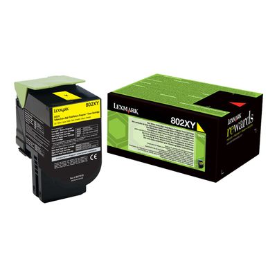 Lexmark 802X - jaune - cartouche laser d'origine
