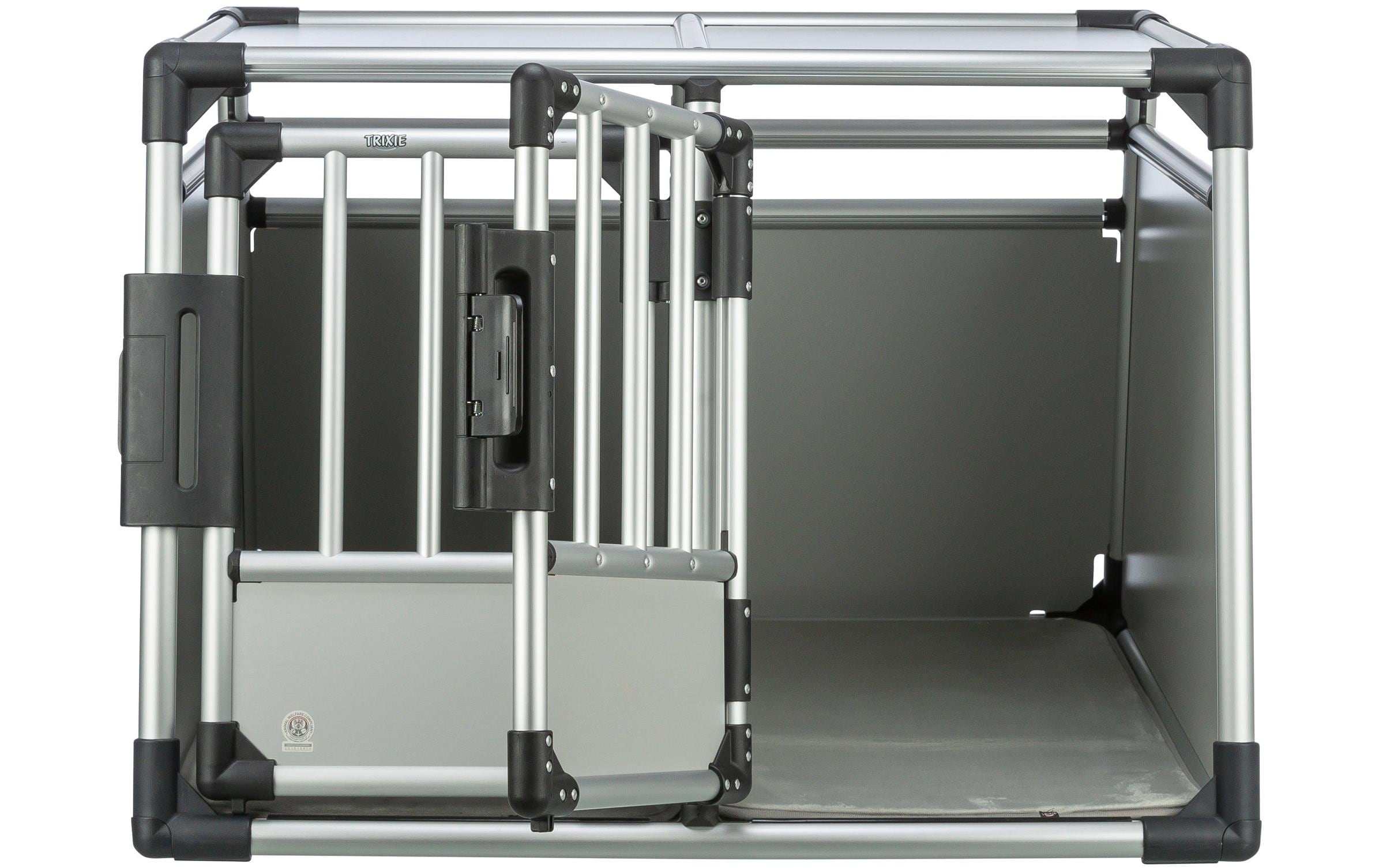 Transportbox Doppelbox Aluminium<br>Transportbox für 2 Hunde