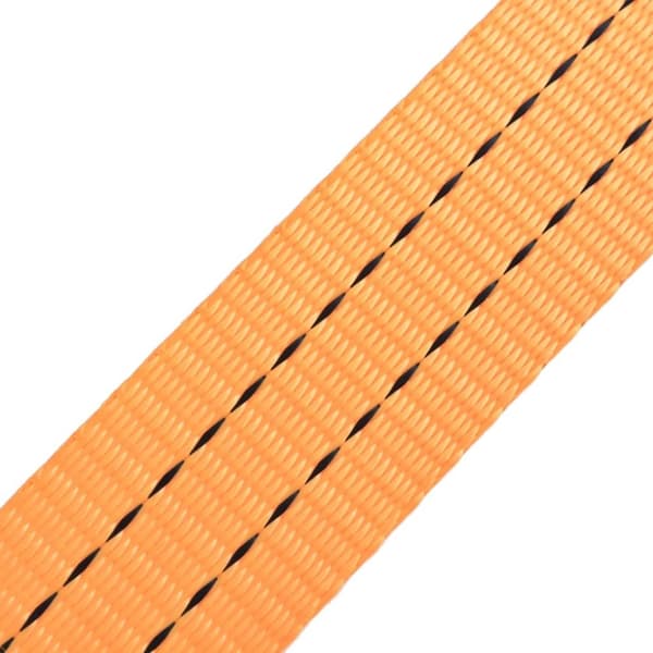 vidaXL Jekkestropper med skralle 10 stk 1 tonn 6mx38mm oransje