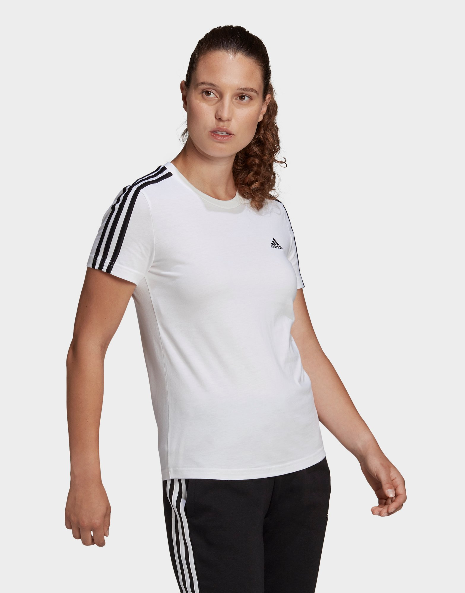 adidas T-shirt Essentials Slim 3-Stripes