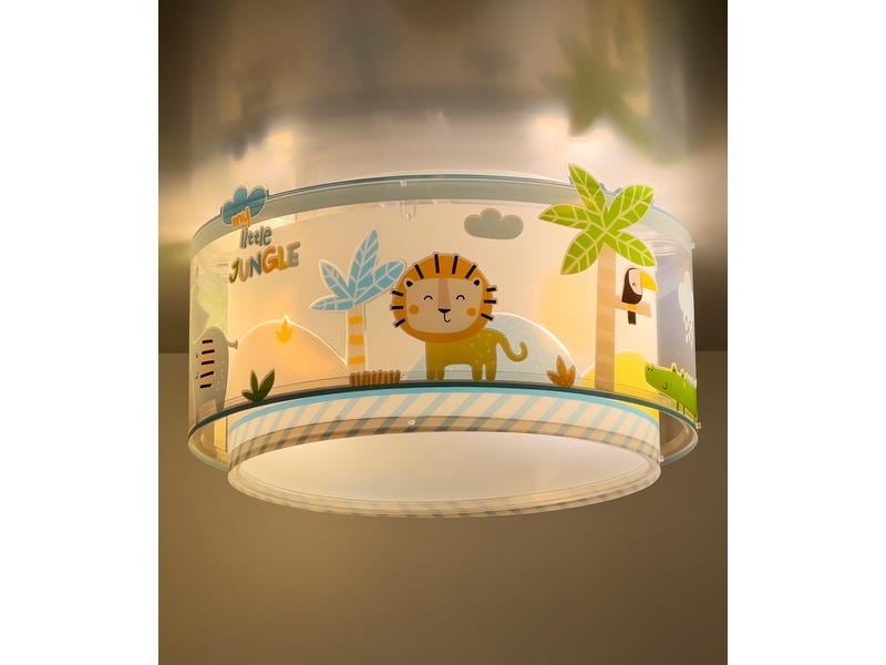Dalber Deckenlampe Little Jungle Deckenleuchte mit Doppelschirm für Kinder