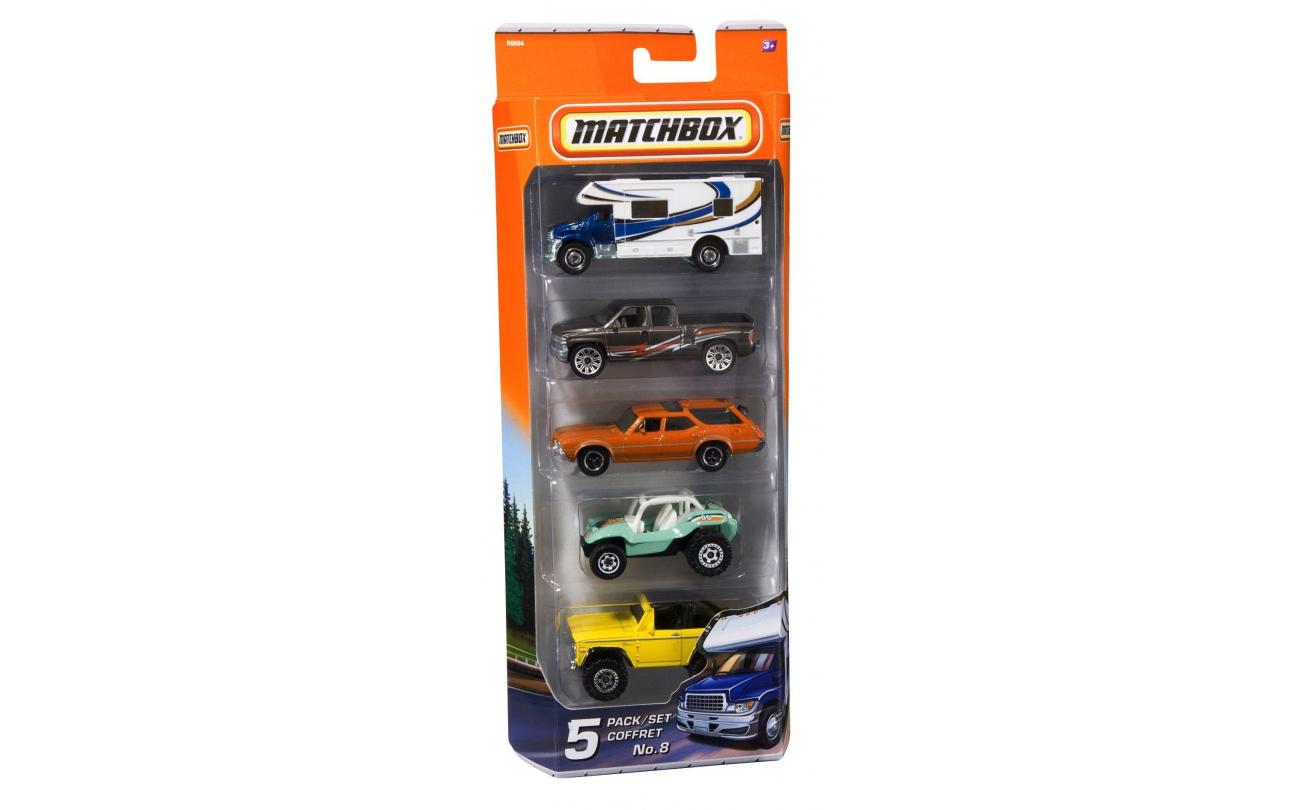 Matchbox 5-pack autootjes