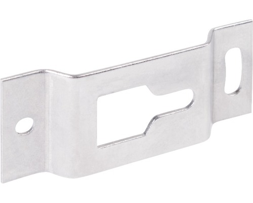Montageplaat voor raamluiken 75 x 32 mm roestvrij staal