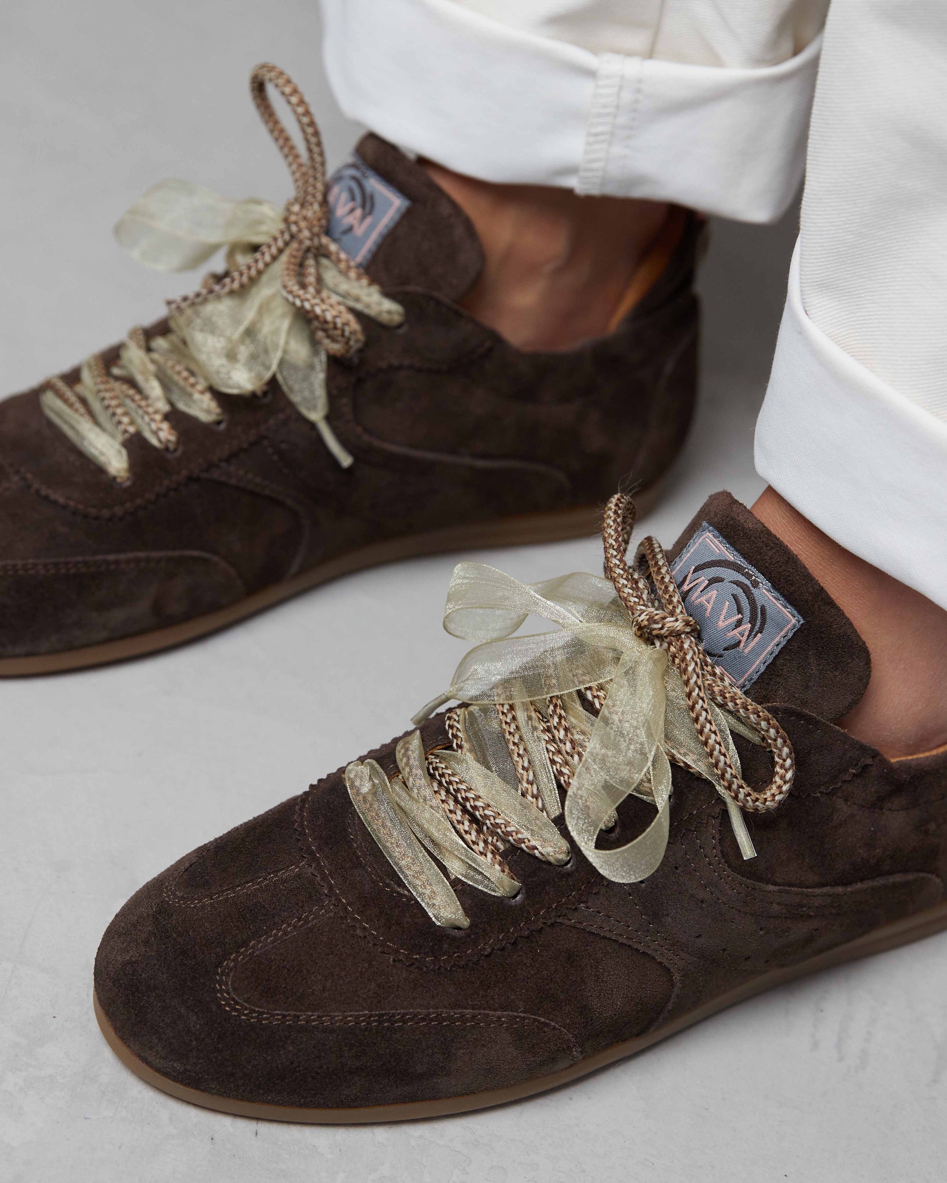 VIA VAI bruine dames sneakers June Haylee