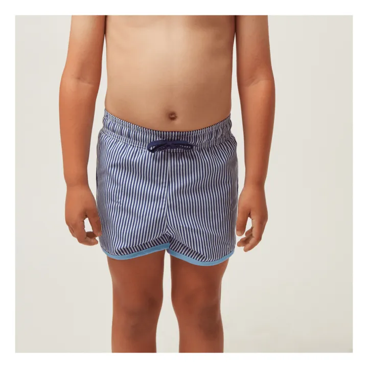 Minnow Short de Bain Boardie Rayé | Bleu marine