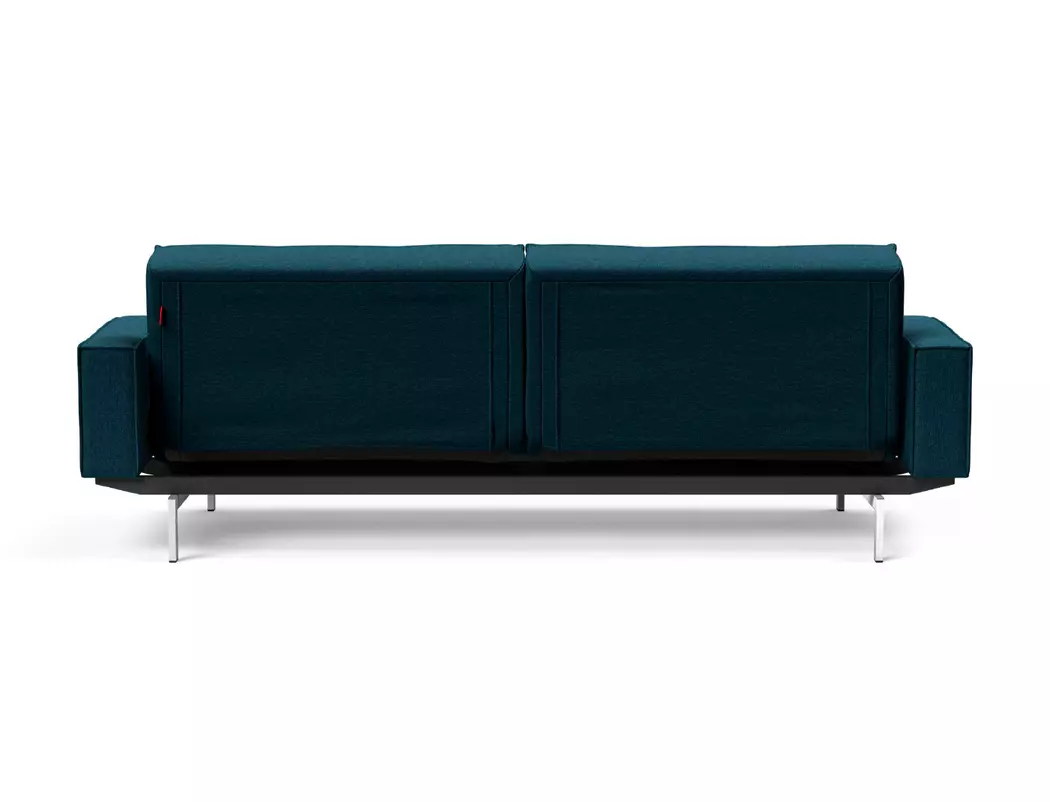Schlafsofa mit Armlehnen Splitback Chrom