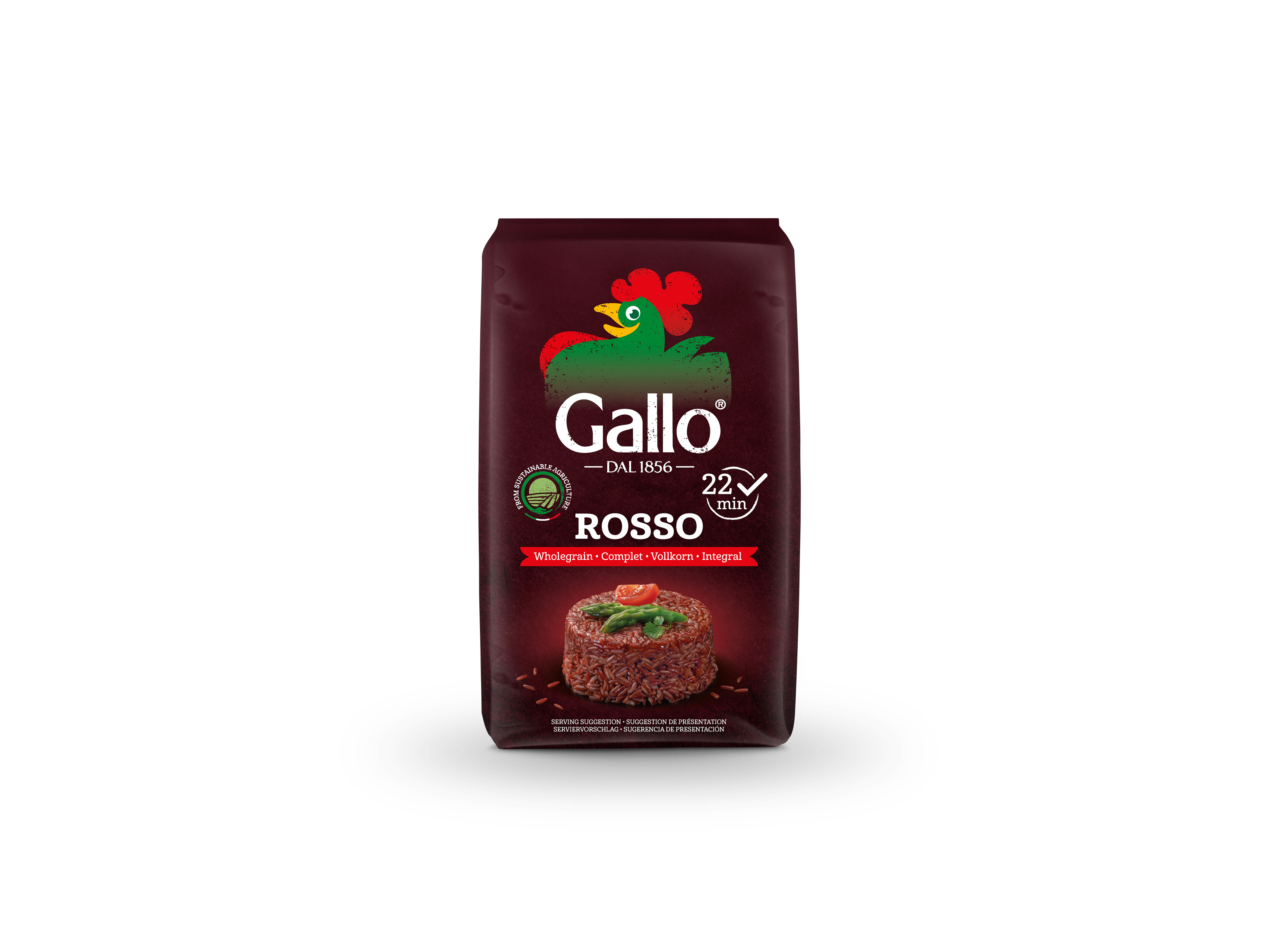 ARROZ BASMATI RISO GALLO VERMELHO INTEGRAL 500G