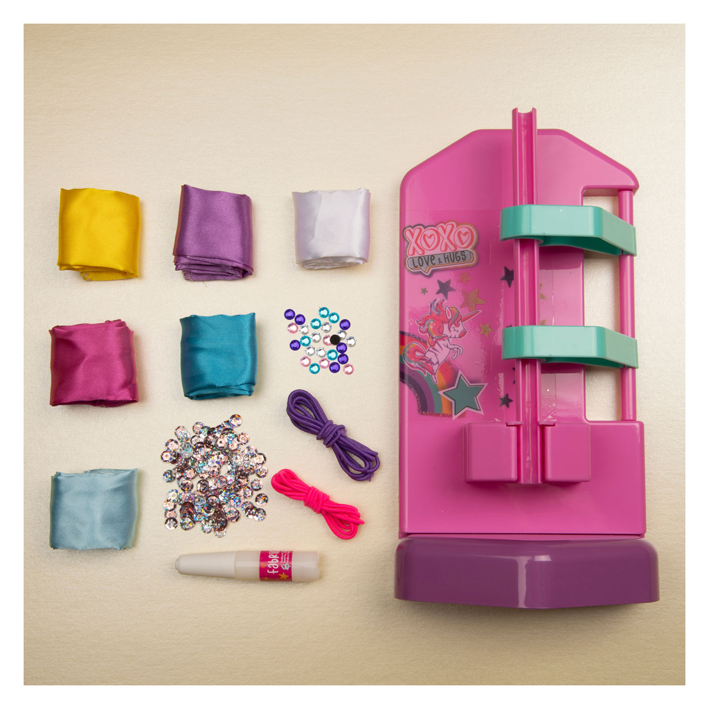 Love & Hugs XO XO Scrunchie Haar Elastiek Maker