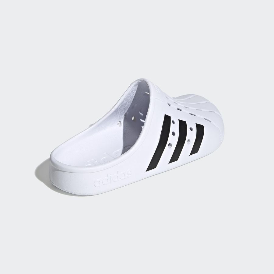 adidas adilette Clogs - Blanc/Noir